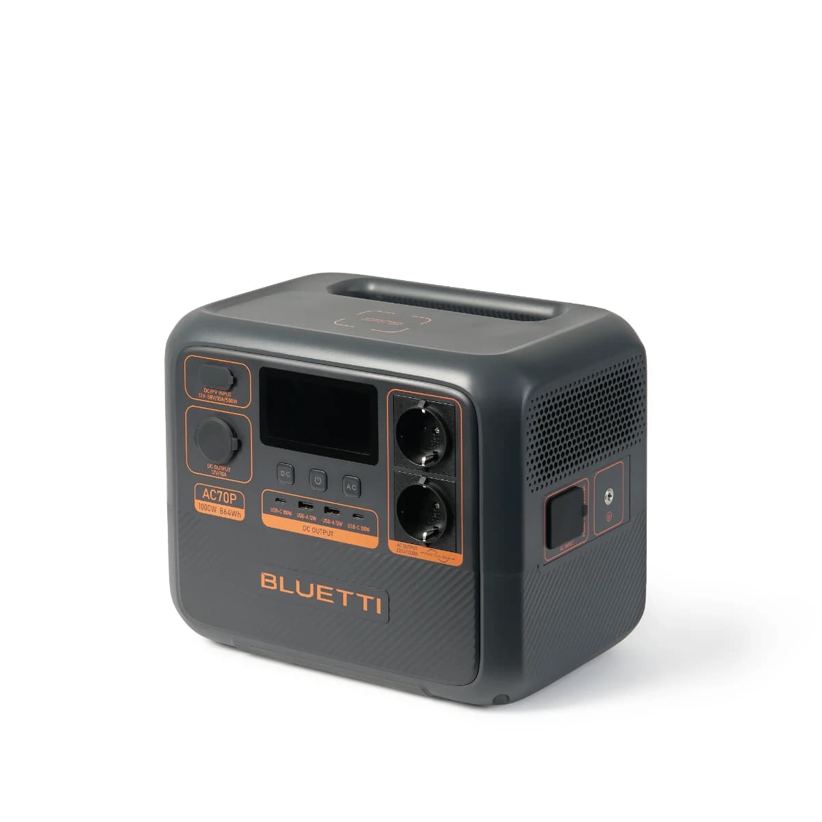 +자체제작가방) 블루에티 AC70P 올인원 파워뱅크 864Wh 인버터1,000W 버스킹 파워뱅크